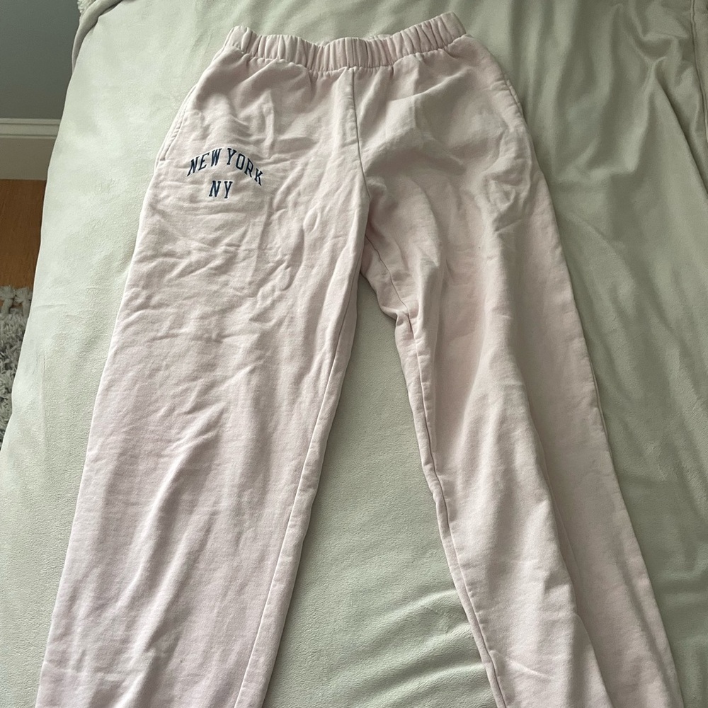 Brandy Melville baby Pink NYC sweats